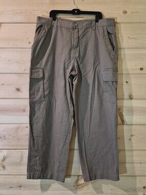 Basic Editions Men's Cargo Pants Size 42x30 100% Cotton